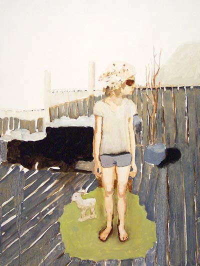 Painting of Sheila Heti by Margaux Williamson 