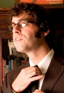 Musician Brian Connell performs for Apostrophecast